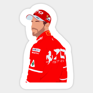 Sebastian Vettel for Ferrari 70 years of Ferrari Sticker